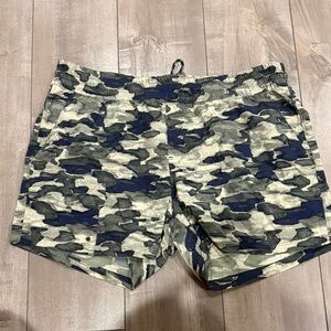 Columbia Women's Camo Athletic Shorts - Olive Green, Navy, Tan